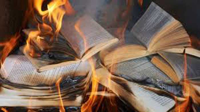 books are burning